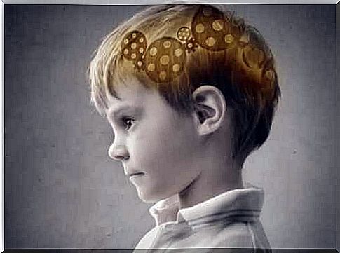 Brain mechanism of a child.