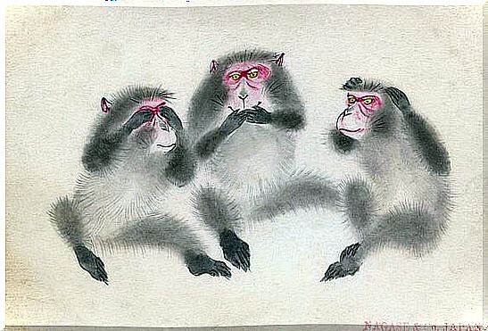 The Teaching of the Three Wise Monkeys at Toshogu Shrine